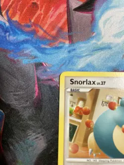 Pokemon Snorlax Rising Rivals Rare 33/111 100 HP Basic 2009 Regular - Image 3