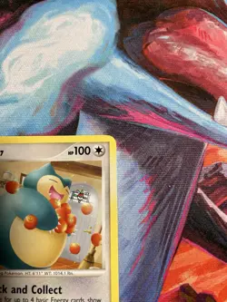 Pokemon Snorlax Rising Rivals Rare 33/111 100 HP Basic 2009 Regular - Image 4