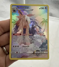 Stoutland Secret 248/236 SM Cosmic Eclipse Pokemon TCG Secret Rare NM - Image 1