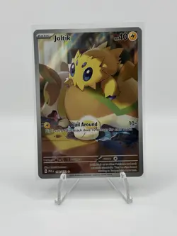 Pokemon Joltik 196/182 SV04 Paradox Rift Illustration Rare Holo 40 HP - Image 1