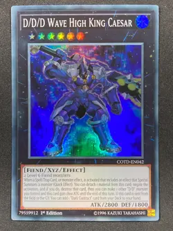D/D/D Wave High King Caesar COTD-EN042 Code of the Duelist 1st Edition - LP - Image 1