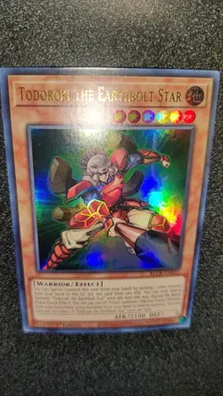 Yu-Gi-Oh! TCG Todoroki The Earthbolt Star 1st Edition Ultra Rare BLCR-EN035 NM - Image 1