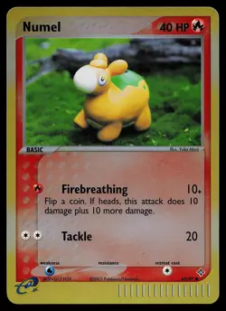 Pokemon Card - Numel Dragon 69/97 Reverse Holo Common - Image 1