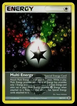 Pokemon Card - Multi Energy FireRed & LeafGreen 103/112 Reverse Holo Rare - Image 1