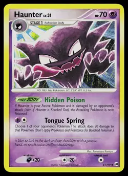 Pokemon Card - Haunter Arceus 41/99 Uncommon - Image 1