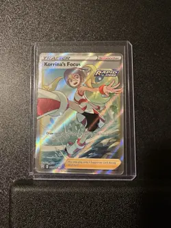 Pokemon Card - Korrina's Focus Battle Styles 160/163 Ultra Rare - Image 1