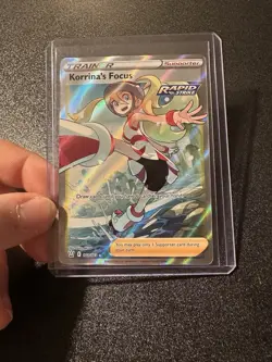 Pokemon Card - Korrina's Focus Battle Styles 160/163 Ultra Rare - Image 3