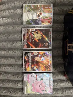 Pokemon Card Lot Full Art JapaneseClefairy ex Illustration Rare NM Modern Bundle - Image 1
