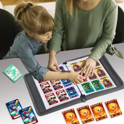 900 Pockets Trading Baseball Card Binder with Sleeves, 50 Removable Pages, 3 ... - Image 2