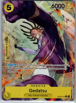 Gedatsu (Alt Art) OP05-102 Awakening of the New Era - One Piece Card Game - NM - Image 1