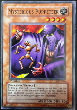 Mysterious Puppeteer - SDK-E040 Common 1st Edition Yugioh TCG Card - Image 1