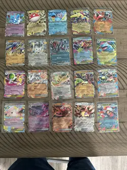 Pokemon TCG Bulk Ex Lot 20 Cards EX Holos - Image 1