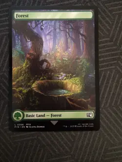 mtg forest full art 0306 final fantasy - Image 1