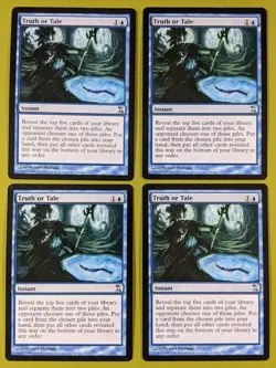 Truth or Tale x4 Time Spiral 4x Playset Magic the Gathering MTG - Image 1