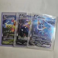 Pokemon 2024 TCG S-Chinese Jolteon Flareon Vaporeon Vmax CSHC-003 006 009 HOLO - Image 1