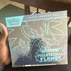 Pokemon Mega Evolution Phantasmal Flames Elite Trainer Box Charizard Gengar - Image 1