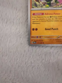 Pokemon TCG League play! Stamped Okidogi 111/167 Non Holo Prize Pack - Image 4
