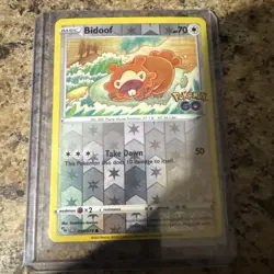 Bidoof (Peelable Ditto) 059/078 Pokemon Go Reverse Holo NM/M - Image 1