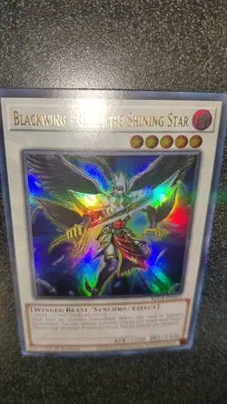 Yu-Gi-Oh! TCG Blackwing Gram The Shining Star 1st Edition Ultra Rare BLCR-EN063 - Image 1