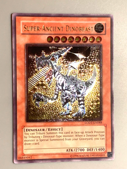 yugioh Super-Ancient Dinobeast LODT-EN088 Ultimate Unlimited Ed near mint - Image 3