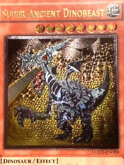 yugioh Super-Ancient Dinobeast LODT-EN088 Ultimate Unlimited Ed near mint - Image 4