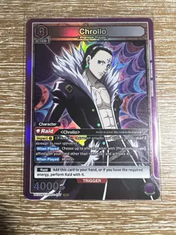 Union Arena Hunter X Hunter Chrollo UE02BT/HTR-1-037 SR Super Rare - Image 1