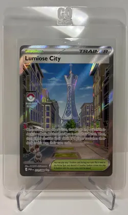Lumiose City 111/088 Full Art Holo Secret Rare Trainer Stadium English Pokemon - Image 1