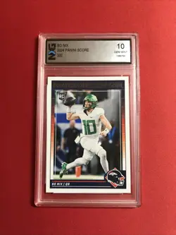 2024 Score Bo Nix Broncos 332 Rookie RC NXG Graded 10 Gem Mint - Image 1