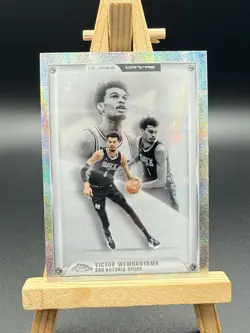 2025-26 Topps Chrome - Glass Canvas Victor Wembanyama - Pack Fresh Just Pulled! - Image 1