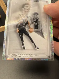 2025-26 Topps Chrome - Glass Canvas Victor Wembanyama - Pack Fresh Just Pulled! - Image 4