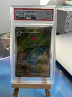 Ivysaur 167/165 Scarlet Violet 151 English PSA 9 | Illustration Rare UK Pokemon - Image 1