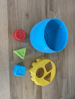 Disney Winnie the Pooh Shape Sorter Honey Pot Toy Walgreens Happy Kid Complete - Image 1