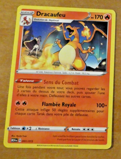 POKEMON MCDONALD CARD PROMO RARE CARTE Dracaufeu 001/015 M24 JCC FR NM 2024 - Image 1