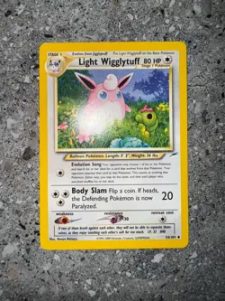 Pokemon TCG Cards Light Wigglytuff 54/105 Neo Destiny Uncommon NM - Image 3