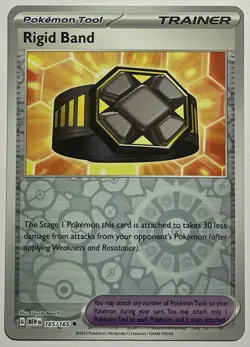 Rigid Band 165/165 (NM) Reverse Holo Scarlet & Violet: 151 2023 Pokemon Card TCG - Image 1