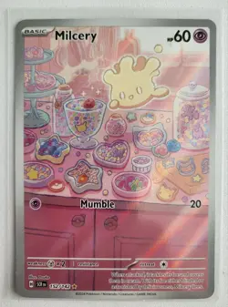 Milcery 152/142 - Pokemon TCG - Stellar Crown - Illustration Rare Holo - NM - Image 3