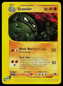 Pokemon Card - Graveler Expedition Base Set 79/165 Uncommon - Image 1