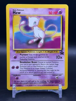 Mew 8 Promo Wizards Black Star Promos Pokemon LP - Image 1