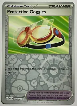 Protective Goggles 164/165 (NM) Reverse Holo Scarlet & Violet: 151 2023 Pokemon - Image 1