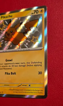 Pikachu 131/091 Baby Shiny Pokemon Paldean Fates shiny rare NM - Image 3