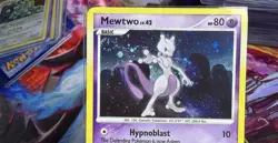 Pokemon Mewtwo 11/146 Legends Awakened Holo Rare with SWIRL - Image 2