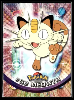 Topps Pokemon Meowth #52 Blue MP EN-1517 - Image 1