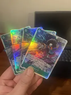 Bandai One Piece Card Game Bartholomew, Zoro, Brook Foil 13 Cards lot - Image 4