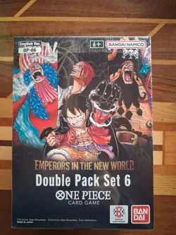 One Piece DP06 Display 8x Double Pack OP09 Emperors In The New World Sealed - Image 1