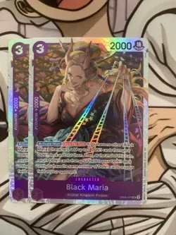 2x Black Maria OP08-074 SR Foil PRB02 The Best Vol. 2 One Piece TCG English NM - Image 1