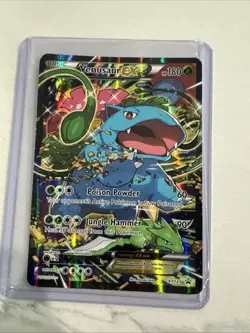 Pokemon Venusaur EX XY123 Full Art Black Star Promo 2016 - Image 2