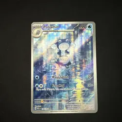 Poliwhirl 151 Illustration Rare Pokemon TCG 2023 Scarlet & Violet Card 176/165 - Image 1