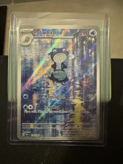 Poliwhirl 151 Illustration Rare Pokemon TCG 2023 Scarlet & Violet Card 176/165 - Image 1