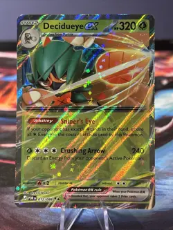 Pokemon TCG Decidueye EX 012/088 Perfect Order Double Rare Pokemon Card NM/M - Image 1
