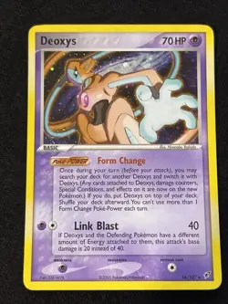 Deoxys [Holo] - (16/107) Rare - Deck Exclusive - EX: Deoxys - Pokemon Card LP - Image 1
